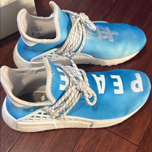 Men\'s adidas Pharrell NMD China Peace Pace Blue - LIKE NEW - Size 6.5 with Box main image 5